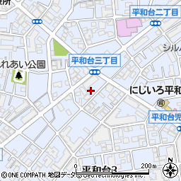 東京都練馬区平和台3丁目26周辺の地図