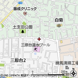 東京都練馬区三原台2丁目11-28周辺の地図