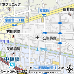東京都板橋区双葉町16周辺の地図
