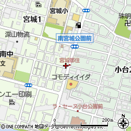 テイクファイブ宮城店周辺の地図