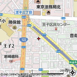 東京都北区王子2丁目25-7周辺の地図