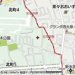 東京都西東京市北町4丁目2周辺の地図