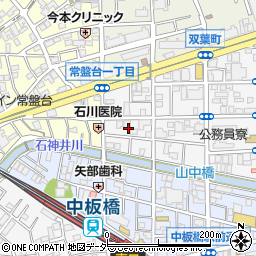 東京都板橋区双葉町15周辺の地図