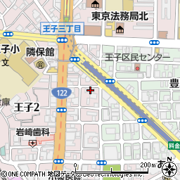 東京都北区王子2丁目25-5周辺の地図