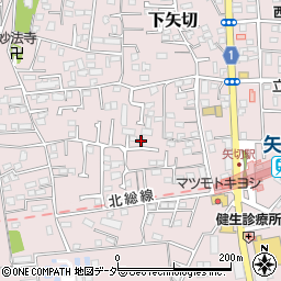 千葉県松戸市下矢切188周辺の地図