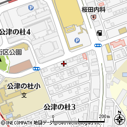 千葉県成田市公津の杜3丁目3周辺の地図