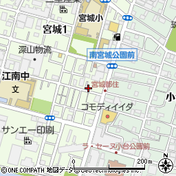 東京都足立区宮城1丁目12-3周辺の地図