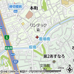 東京都板橋区本町27周辺の地図