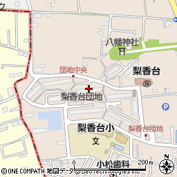ＵＲ都市機構梨香台団地７号棟周辺の地図