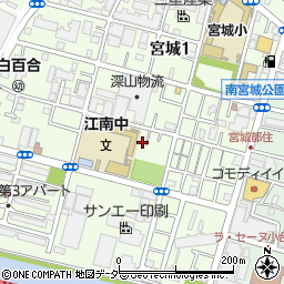 東京都足立区宮城1丁目9-11周辺の地図