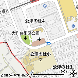 成田市　公津の杜・なかよしひろば周辺の地図