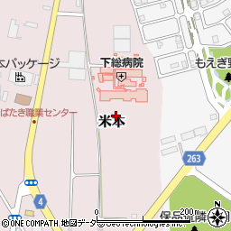 千葉県八千代市米本2439周辺の地図