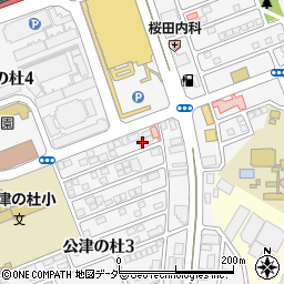 千葉県成田市公津の杜3丁目3-19周辺の地図
