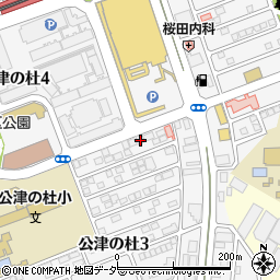 千葉県成田市公津の杜3丁目3-7周辺の地図
