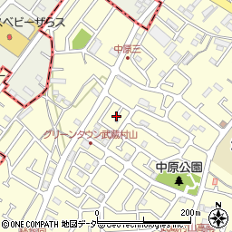 東京都武蔵村山市中原2丁目18周辺の地図