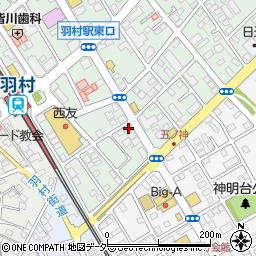 ヘアメイクリファイン羽村店周辺の地図