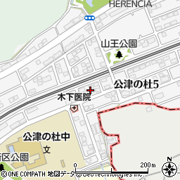 千葉県成田市公津の杜5丁目7周辺の地図