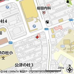 千葉県成田市公津の杜3丁目3-12周辺の地図