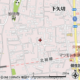 千葉県松戸市下矢切187周辺の地図