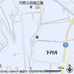 山梨県韮崎市円野町下円井780周辺の地図