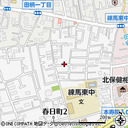 東京都練馬区春日町2丁目周辺の地図