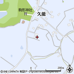 千葉県富里市久能401周辺の地図
