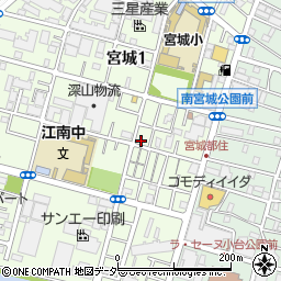 東京都足立区宮城1丁目12-8周辺の地図