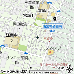 東京都足立区宮城1丁目12-13周辺の地図