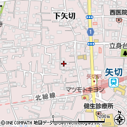 千葉県松戸市下矢切198周辺の地図