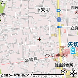 千葉県松戸市下矢切200周辺の地図