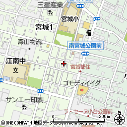 東京都足立区宮城1丁目12-5周辺の地図