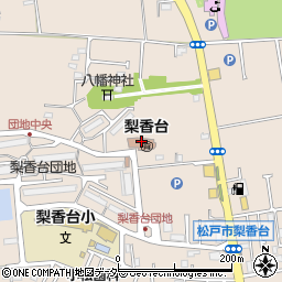 松戸市東部市民センター周辺の地図