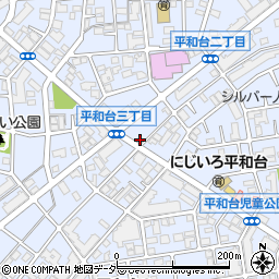 東京都練馬区平和台周辺の地図