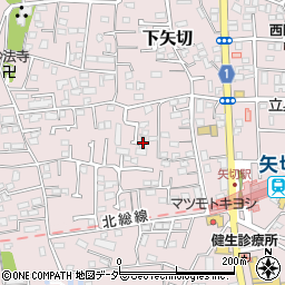千葉県松戸市下矢切197周辺の地図