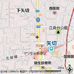千葉県松戸市下矢切142周辺の地図