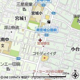 東京都足立区宮城1丁目12-23周辺の地図