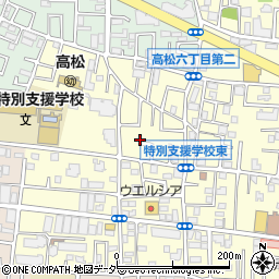 東京都練馬区高松6丁目周辺の地図