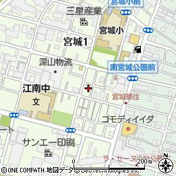 東京都足立区宮城1丁目12-11周辺の地図