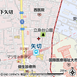 千葉県松戸市下矢切126周辺の地図