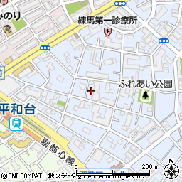 東京都練馬区平和台4丁目周辺の地図