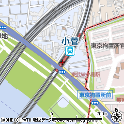 東武ストア小菅店周辺の地図