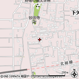 千葉県松戸市下矢切178周辺の地図