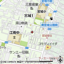東京都足立区宮城1丁目12-10周辺の地図
