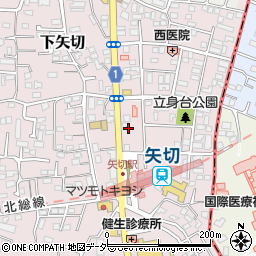 千葉県松戸市下矢切143周辺の地図