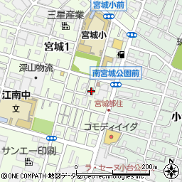 東京都足立区宮城1丁目12-16周辺の地図