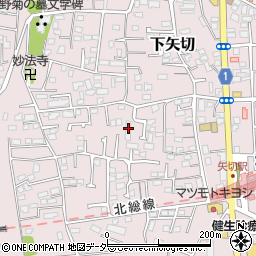 千葉県松戸市下矢切186周辺の地図