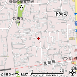 千葉県松戸市下矢切182周辺の地図