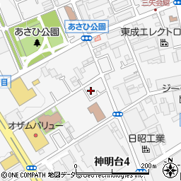 東京都羽村市神明台4丁目2-88周辺の地図