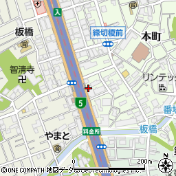 株式会社東日本宇佐美　板橋本町給油所周辺の地図