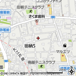 東京都練馬区田柄5丁目周辺の地図